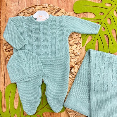  Saída de Maternidade Colors - Davi - Verde